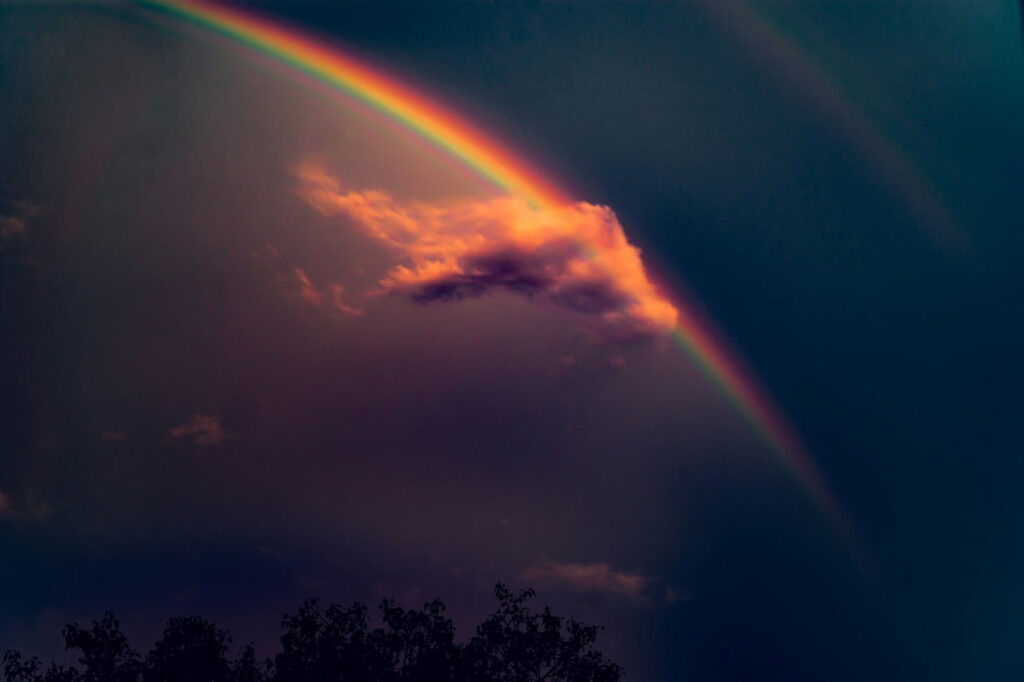 shadow light rainbow